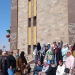 طالبات الأزهر الشريف بالمركز الثقافى الافريقى بأسوان