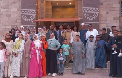 زيارة حفظة القرآن الكريم بادفو للمركز الثقافى الافريقى