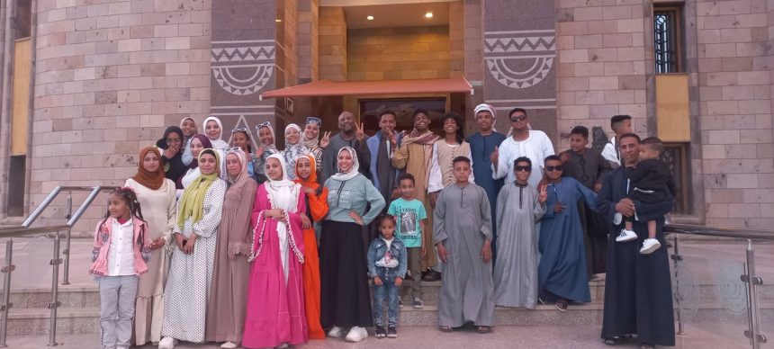زيارة حفظة القرآن الكريم بادفو للمركز الثقافى الافريقى
