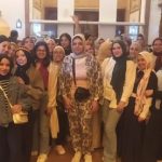 قطار الشباب يتوقف بالفتيات بالمركز الثقافى الافريقى بأسوان