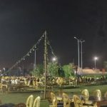 تجهيزات فرح الخميس بالمركز الثقافي الإفريقي بجوار كافتيريا المتحف