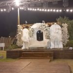 تجهيزات فرح الخميس بالمركز الثقافي الإفريقي بجوار كافتيريا المتحف