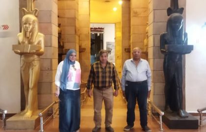 أعضاء هيئة تدريس الجامعات يزوروا المركز الثقافى الافريقى