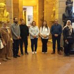 قيادات واعلاميين تزور المركز الثقافى الافريقى