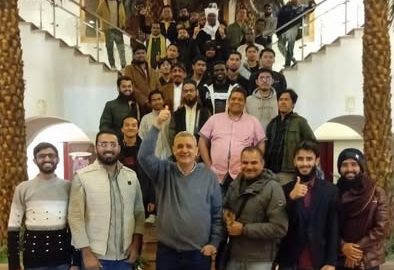 مدينة البعوث الإسلامية جامعة الأزهر تزور المركز الثقافى