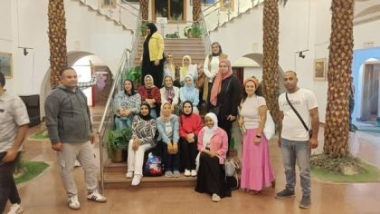 انطلاق أول افواج قطار الشباب التى تنظمها وزارة الشباب والرياضة للمركز الثقافى الافريقى باسوان