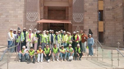 مؤسسة الجسر المصرى تزور المركز الثقافي الافريقي